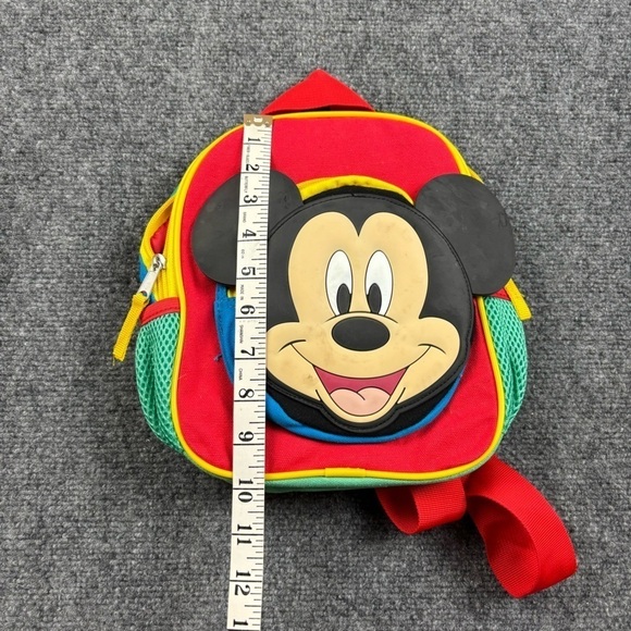 DISNEY MICKEY MOUSE Toddler Backpack Primary Colors One Size - Picture 9 of 10
